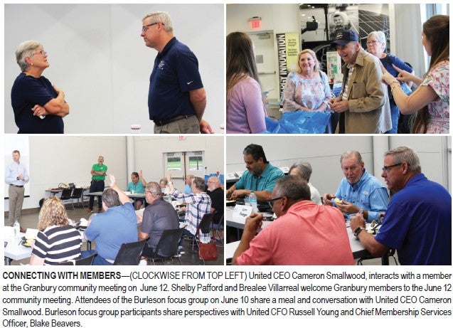 Image of member meetings collage