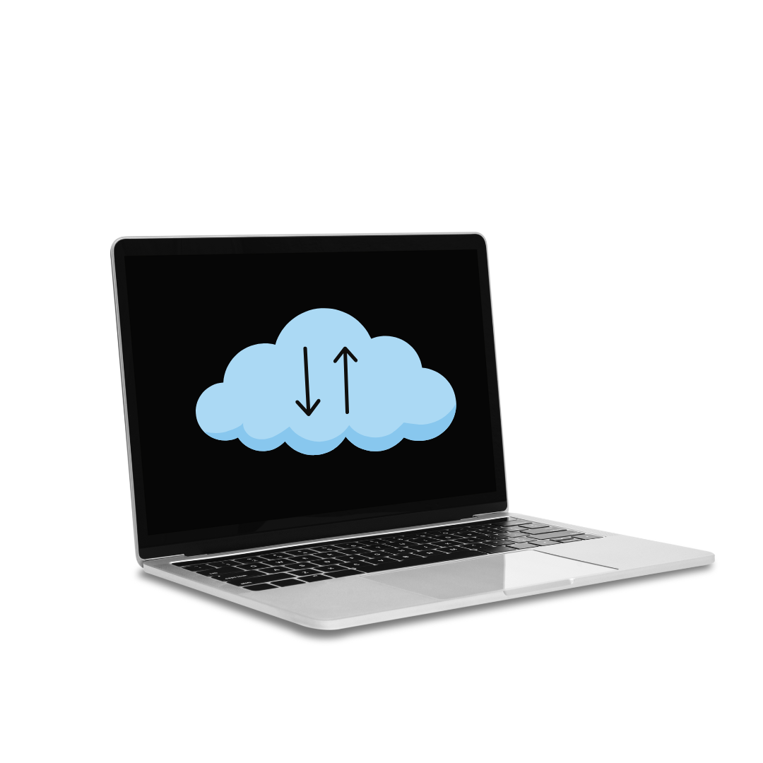 Laptop upload and download speeds
