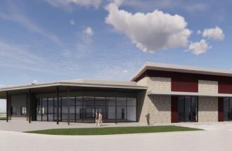 United's new Cleburne office rendering