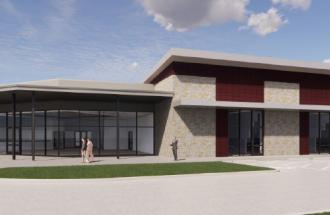 United's new Cleburne office rendering 